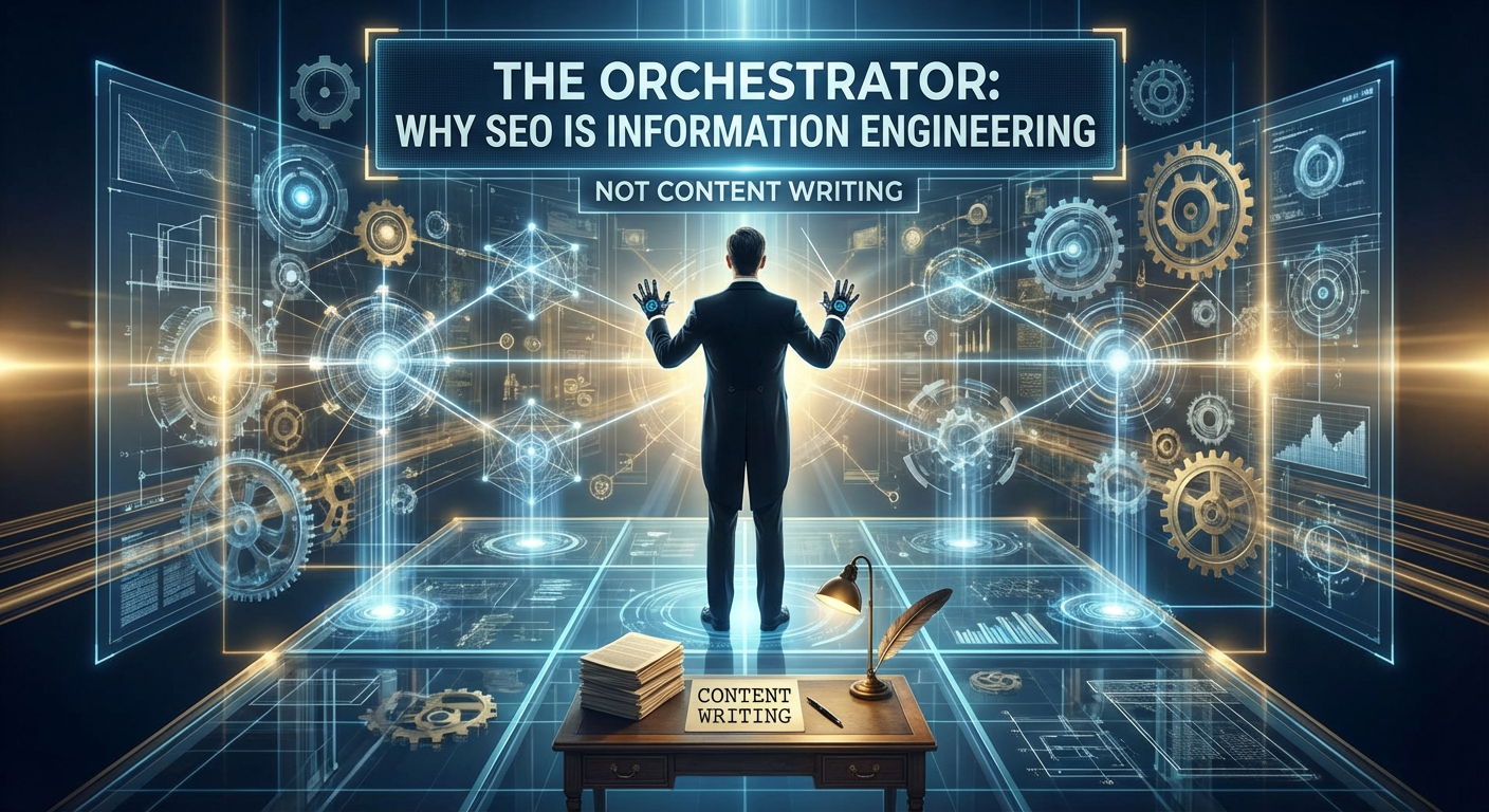The Orchestrator: Why SEO is Information Engineering, Not Content Writing