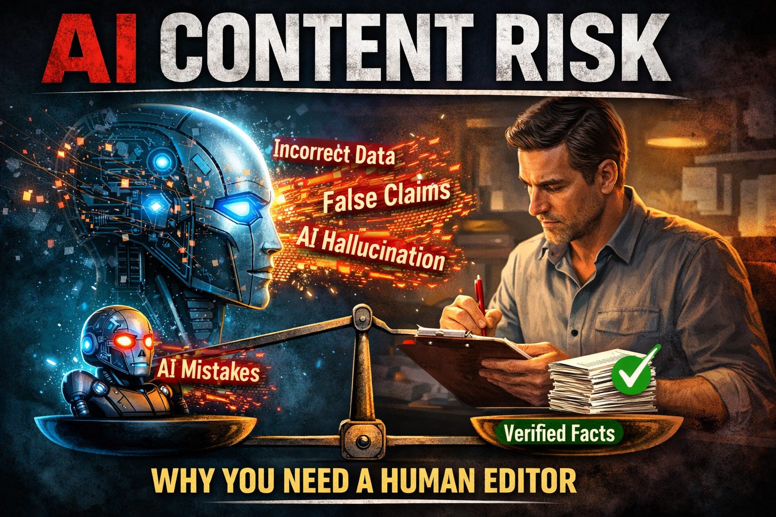 The “Hallucination” Risk: Why AI Needs a Human Editor