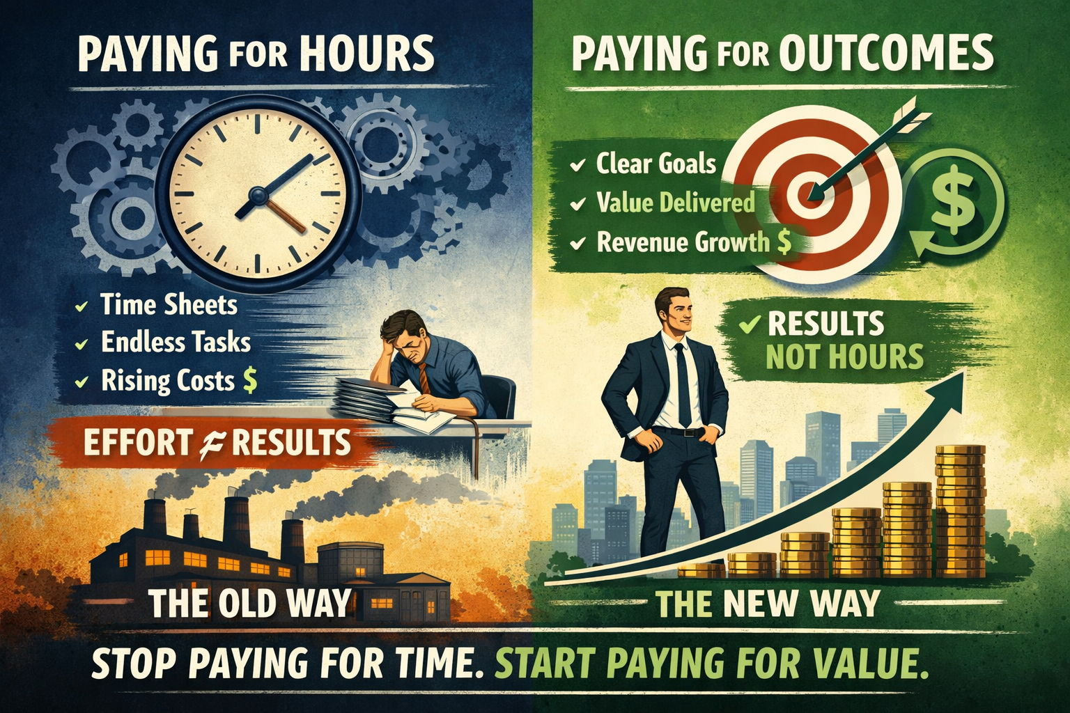 Stop Paying for Hours. Start Paying for Outcomes.