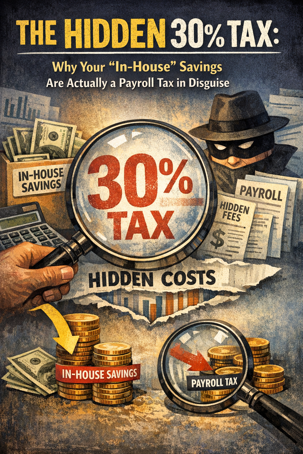 The Hidden 30% Tax: Why Your “In-House” Savings Are Actually a Payroll Tax in Disguise