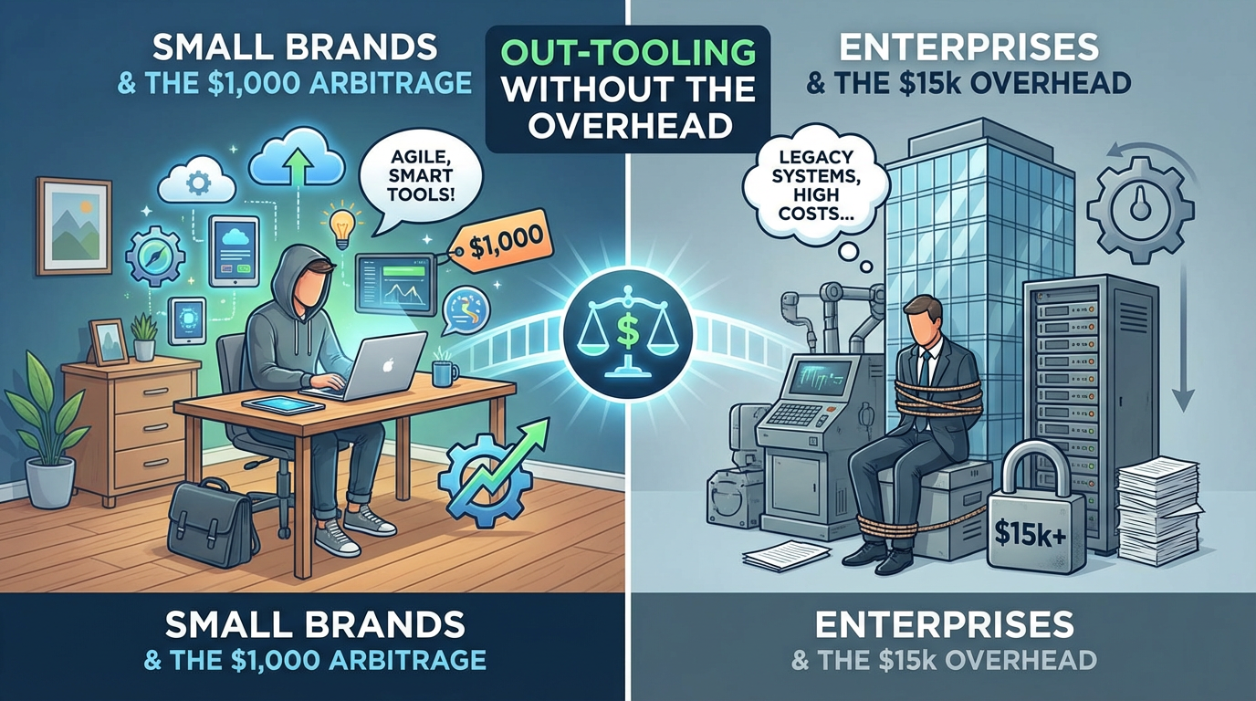 The $1,000 Arbitrage: How Small Brands Are Out-Tooling Enterprises Without the $15k Overhead